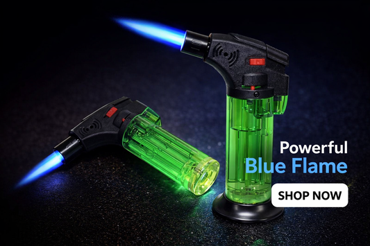 Flame Torch for Resin Art – Adjustable Butane Gas Torch with Ceramic Burner