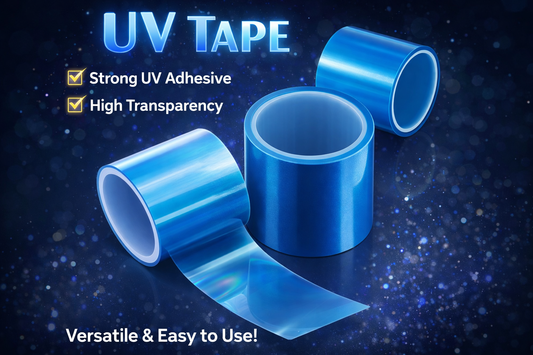 UV Tape for Resin Jewelry – Seamless Sticky Tape for Silicone Molds & Metal Frames