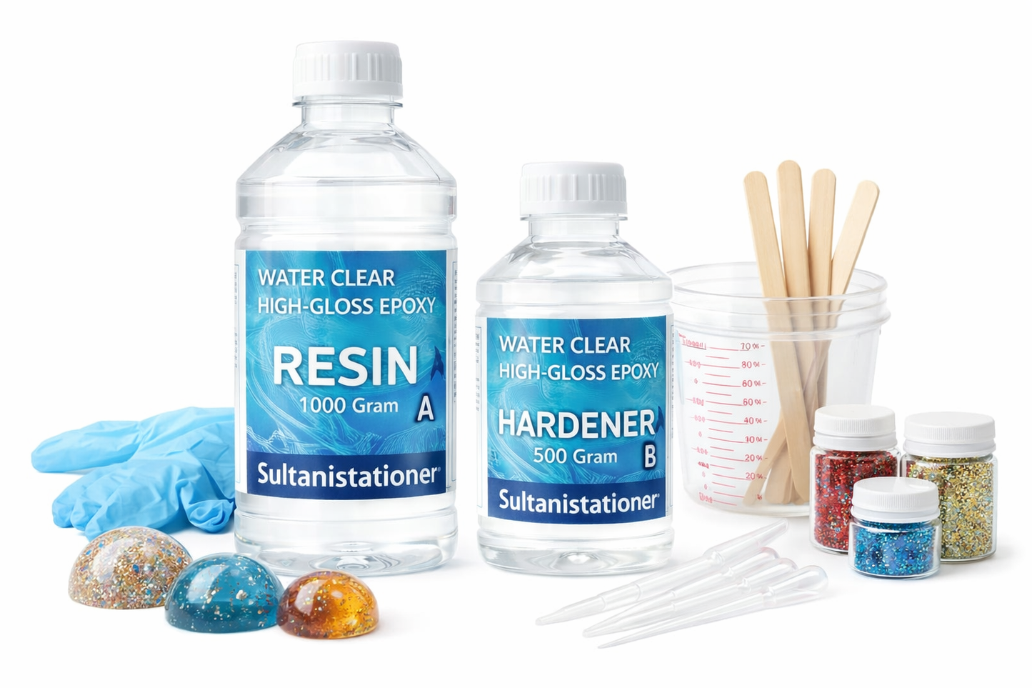 Crystal Clear Epoxy Resin & Hardener Set