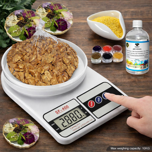 Digital Electronic Scale 1g to 10kg High Precision Weighing Machine for Resin Art & Kitchen Use